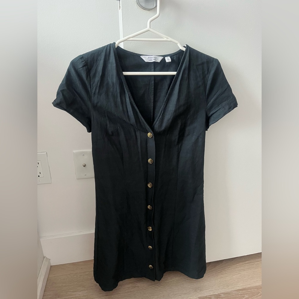 & Other Stories Black Mini Dress - Stockholm Atelier